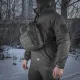 8 - Тактична сумка через плече M-Tac Urban Line City Hunter Hexagon. Чорний