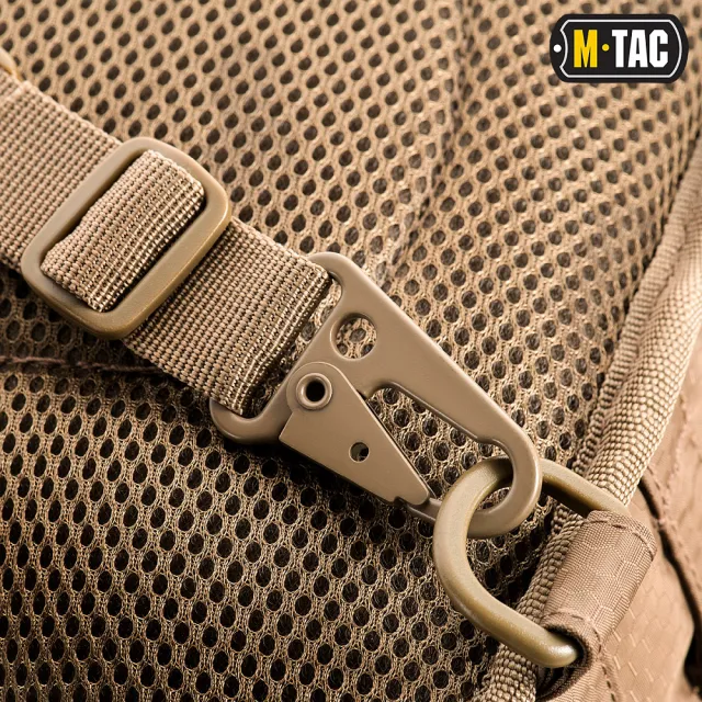 12 - Тактична сумка через плече M-Tac Urban Line City Hunter Hexagon. Койот