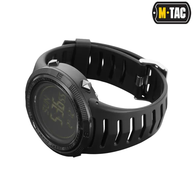 2 - Годинник тактичний M-Tac 2147. Чорний