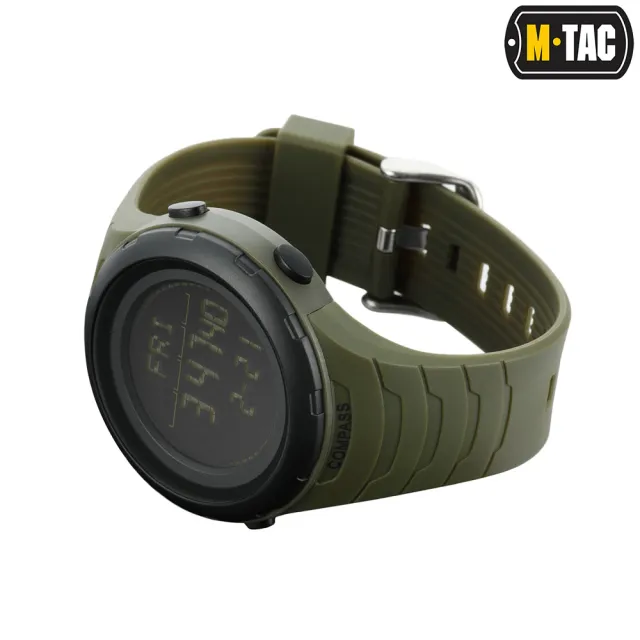 2 - Годинник тактичний M-Tac 2166. Олива