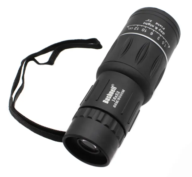 2 - Монокль Bushnell 4502 16x52 с чехлом. Черный