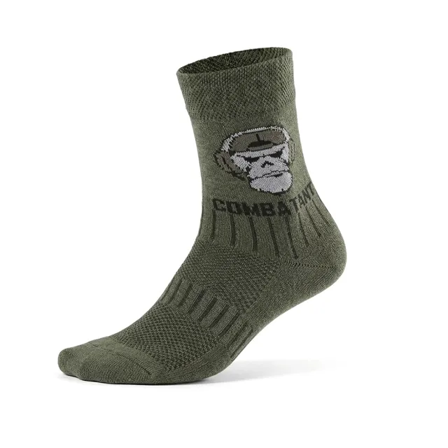 1 - Носки трекинговые Combatant Patrol Core Mid Summer. Хаки