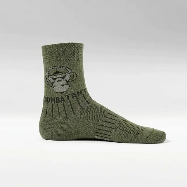 3 - Носки трекинговые Combatant Patrol Core Mid Summer. Хаки