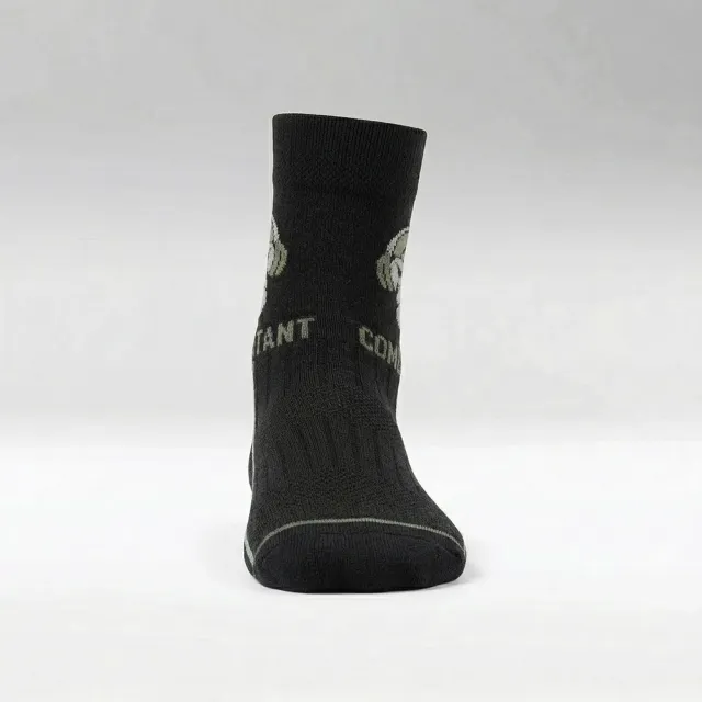 3 - Носки трекинговые Combatant Patrol Core Mid Summer. Черный