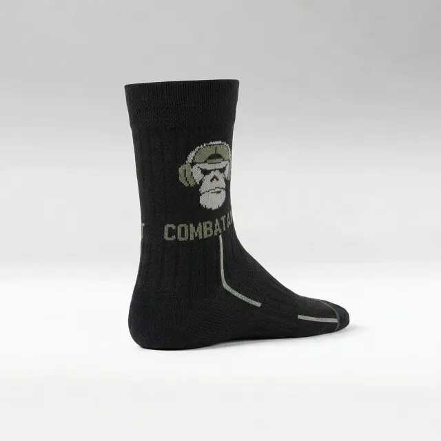 5 - Носки трекинговые Combatant Patrol Core Mid Summer. Черный