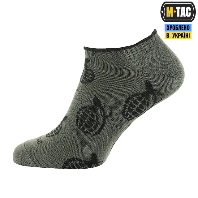 2 - Носки M-Tac летние легкие Grenades. Олива