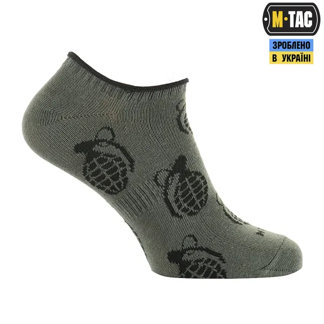 4 - Носки M-Tac летние легкие Grenades. Олива