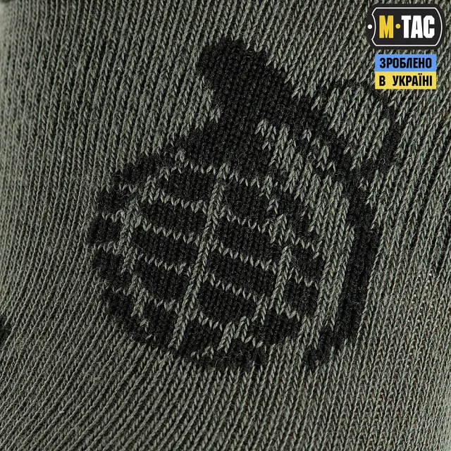 6 - Носки M-Tac летние легкие Grenades. Олива