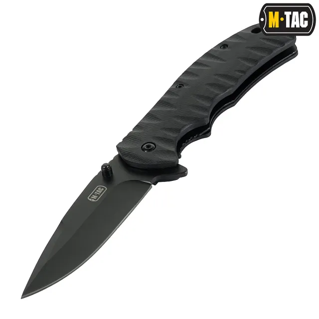 1 - Нож складной M-TAC Type 4. Черный