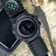 7 - Годинник наручний SKMEI 1356BK 9749 з компасом и паракордом. Чорний