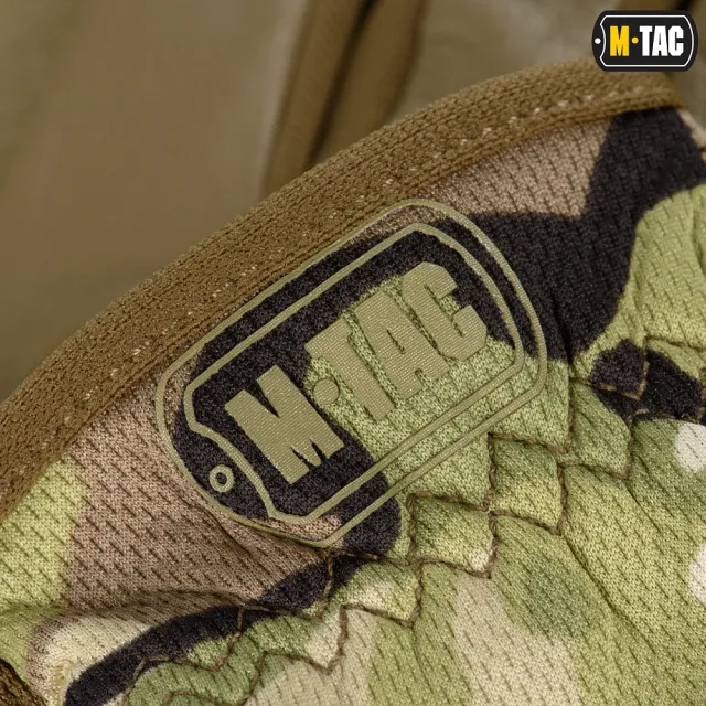 9 - Перчатки M-Tac Scout Tactical Mk.2 кожаные. Мультикам