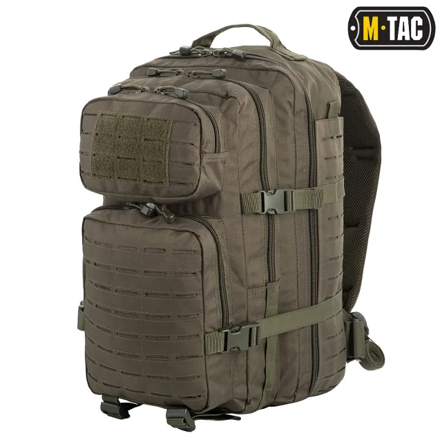 1 - Рюкзак тактичний M-Tac Large Assault Pack Laser Cut. Олива