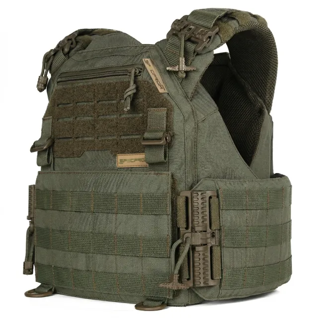 1 - Плитоноска женская Warmor gen.3 FL SPECPROM (for Ladies). Без подсумков. С быстрым боковым и верхним сбросом (без плит). Олива