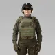 5 - Плитоноска женская Warmor gen.3 FL SPECPROM (for Ladies). Без подсумков. С быстрым боковым и верхним сбросом (без плит). Олива