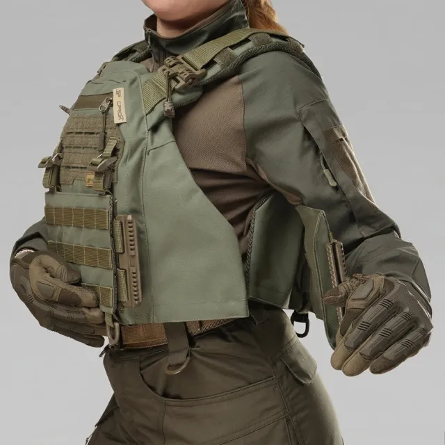 7 - Плитоноска женская Warmor gen.3 FL SPECPROM (for Ladies). Без подсумков. С быстрым боковым и верхним сбросом (без плит). Олива