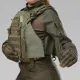 7 - Плитоноска женская Warmor gen.3 FL SPECPROM (for Ladies). Без подсумков. С быстрым боковым и верхним сбросом (без плит). Олива