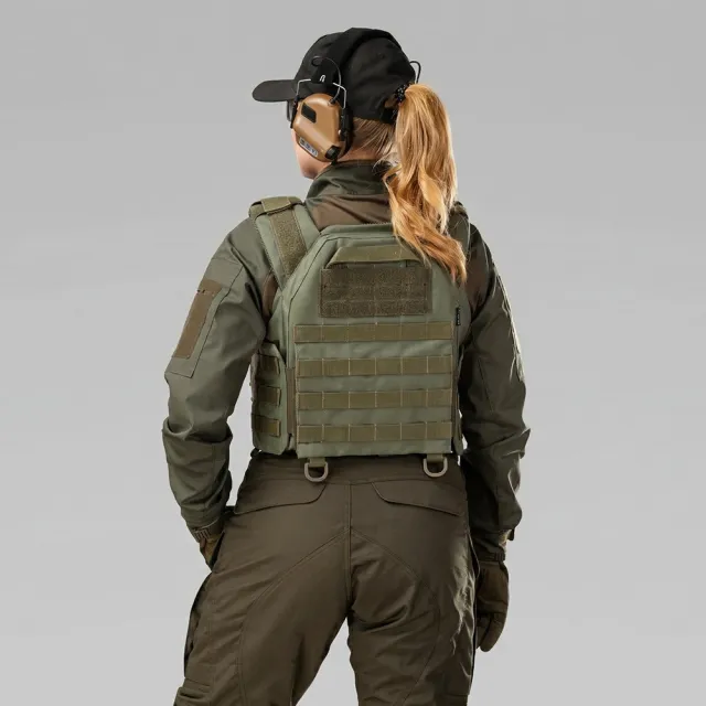 11 - Плитоноска женская Warmor gen.3 FL SPECPROM (for Ladies). Без подсумков. С быстрым боковым и верхним сбросом (без плит). Олива