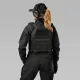 12 - Плитоноска женская Warmor gen.3 FL SPECPROM (for Ladies). Без подсумков. С быстрым боковым и верхним сбросом (без плит). Черный