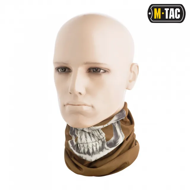 2 - Шарф-труба облегченный M-Tac Reaper Skull. Койот