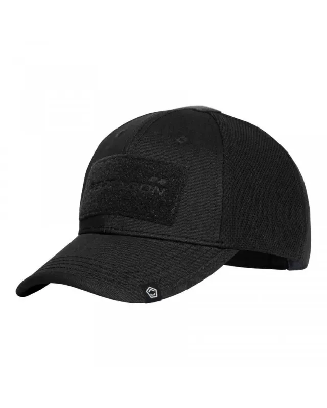 1 - Кепка тактическая Pentagon Raptor BB Twill/Mesh. Черный