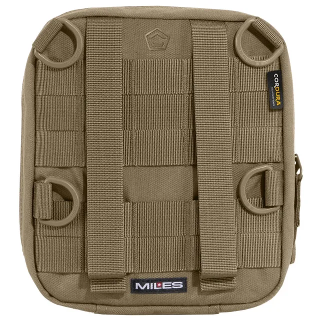 2 - Органайзер тактичний Pentagon EDC 2.0 Pouch Molle LaserCut. Койот