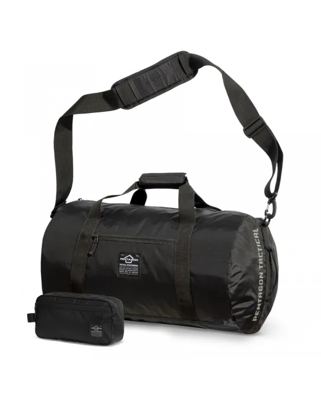 2 - Сумка Pentagon Kanon 2.0 Packable Duffle 45 л. Чорний