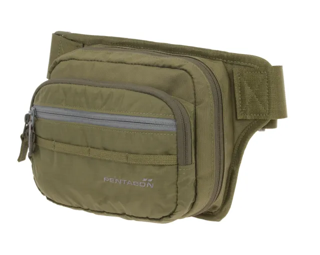 2 - Сумка на пояс Pentagon Runner Concealment Pouch Police. Олива