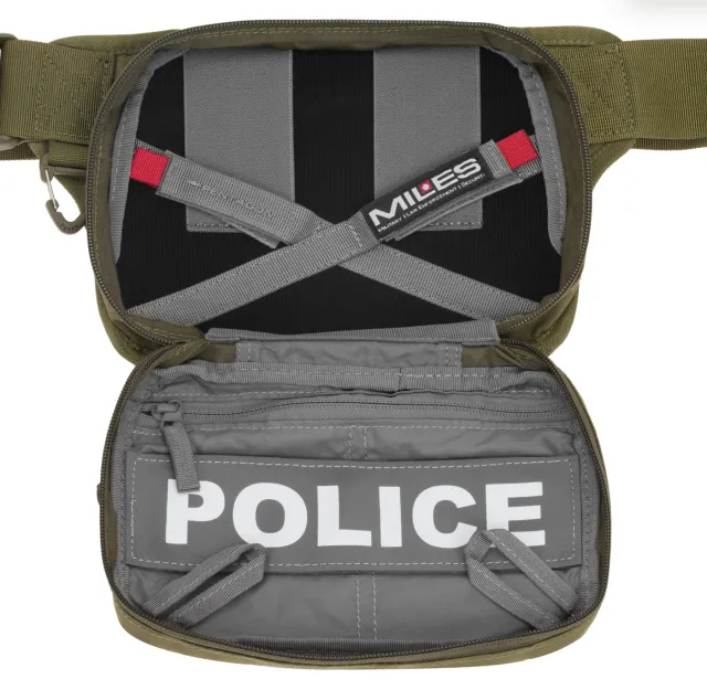 4 - Сумка на пояс Pentagon Runner Concealment Pouch Police. Олива