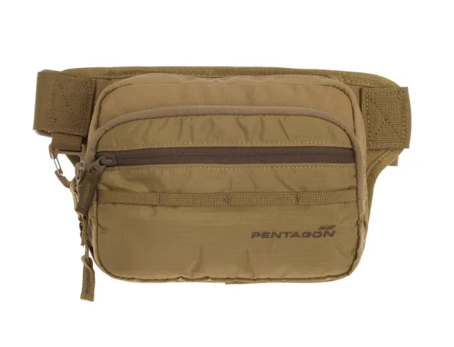 1 - Сумка на пояс Pentagon Runner Concealment Pouch Police. Койот