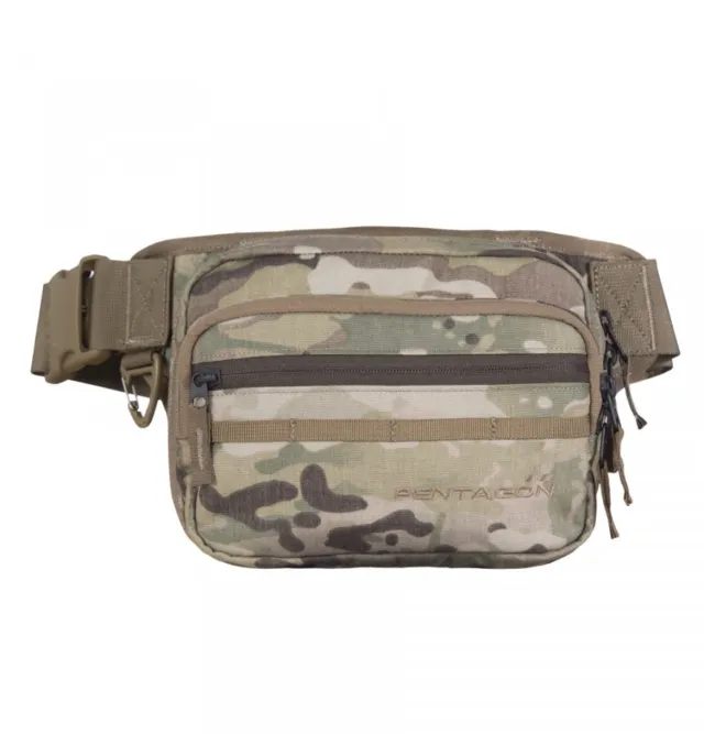 1 - Сумка на пояс Pentagon Runner Concealment Pouch Police. Мультикам