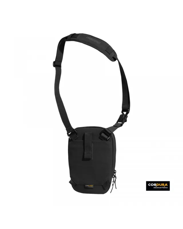 2 - Сумка через плече Pentagon Consul Vertical Sling Pouch. Чорний