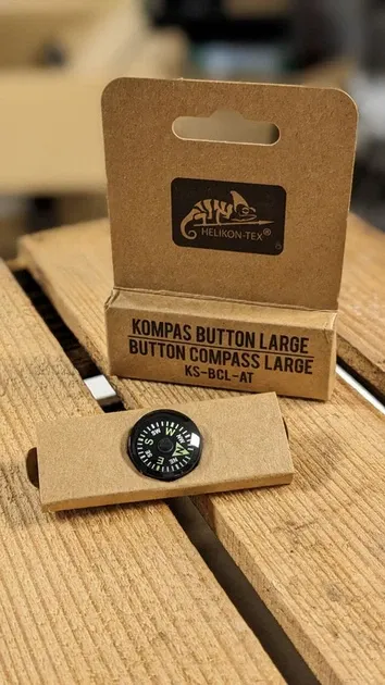 5 - Компас Helikon Button Compass Large. Чорний