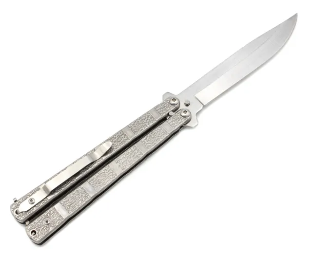 2 - Нiж метелик Benchmade A814. Сірий
