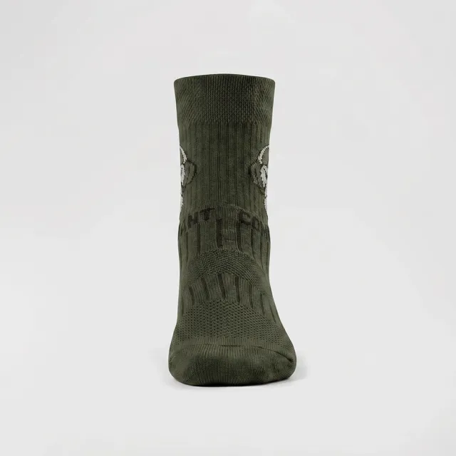 2 - Шкарпетки трекінгові Combatant Ranger Trek Mid Core. Олива