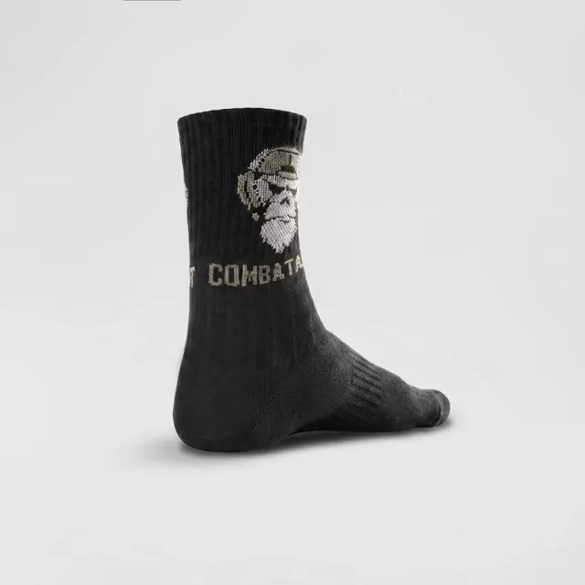 4 - Шкарпетки трекінгові Combatant Ranger Trek Mid Core. Чорний