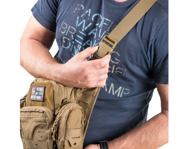 2 - Тактична бокова сумка Helikon EDC 11л. Койот