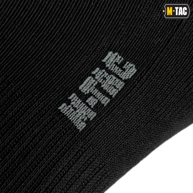 6 - Шкарпетки короткі тактичні M-Tac. Чорний