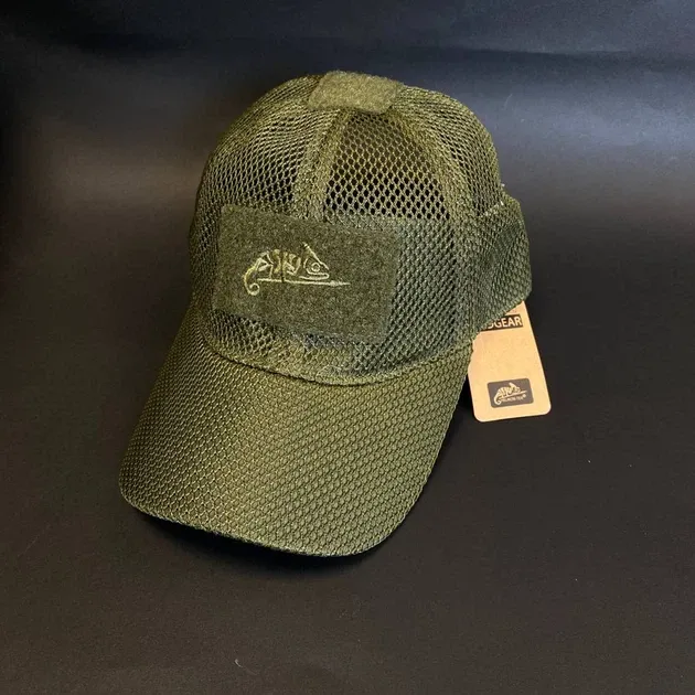 3 - Тактическая кепка Helikon BBC Mesh. Олива