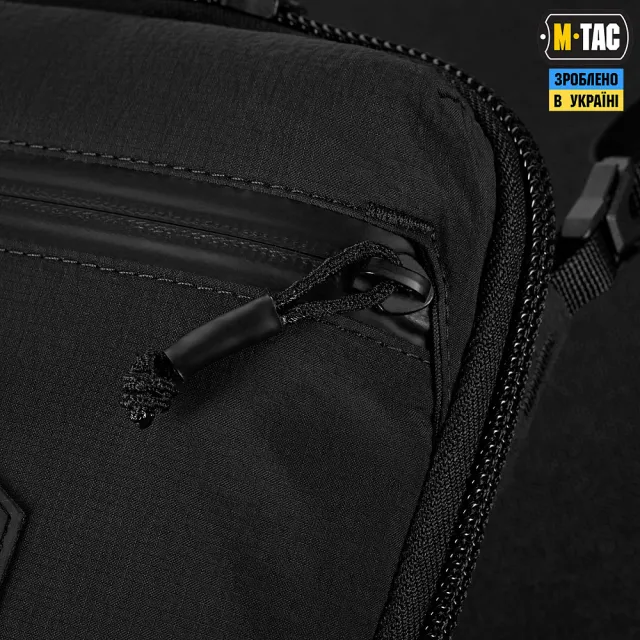 10 - Сумка через плече M-Tac Pocket Hardsling Lite-C Elite. Чорний