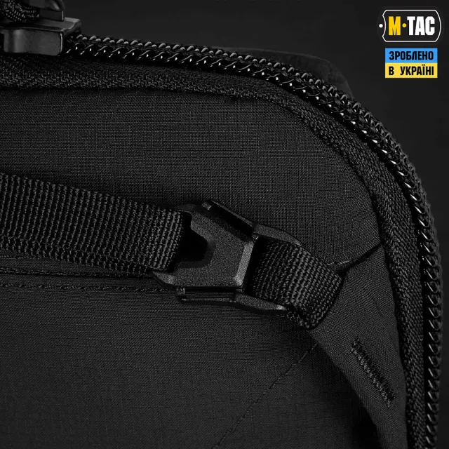 13 - Сумка через плече M-Tac Pocket Hardsling Lite-C Elite. Чорний