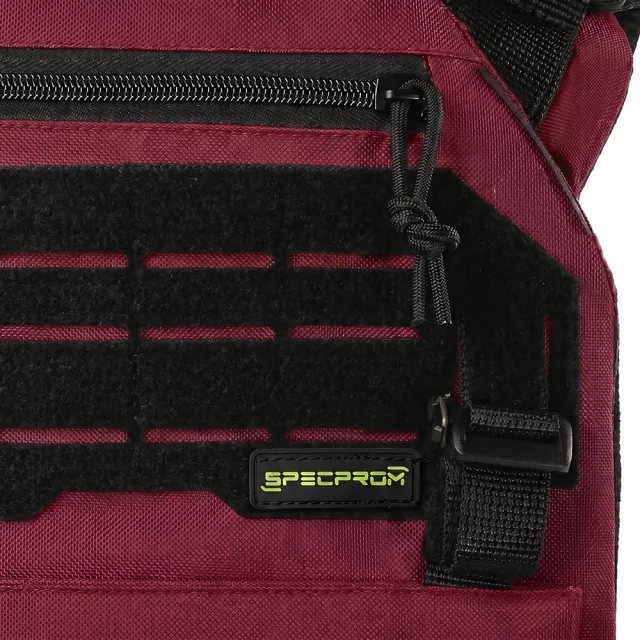 7 - Плитоноска SPECPROM Warmor gen.3 Pro з системою швидкого скидання. Червоний