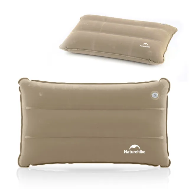 2 - Подушка надувна квадратна Naturehike NH18F018-Z. Бежевий