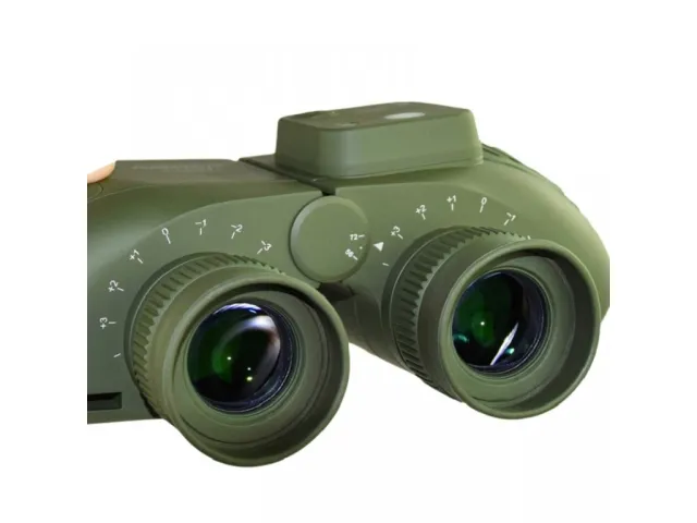 3 - Бінокль Waterproof army 10×50 з компасом та далекомірною сіткою. Олива
