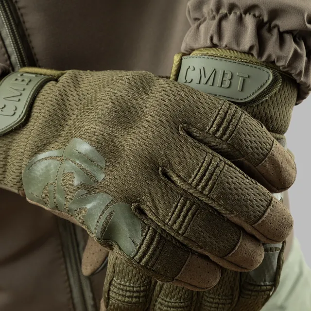 7 - Перчатки тактические Combatant A30. Олива