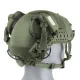 4 - Тактические наушники EARMOR M32H ОЛИВА c креплением под каску "ЧЕБУРАШКА"
