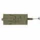 9 - Тунельна аптечка з балістичним захистом 1 клас SPECPROM Warmor 3.0 Roll. Олива