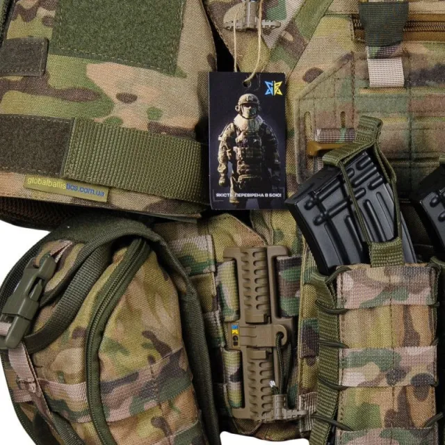 18 - Бронежилет Warmor Gen. 3. без плит, с захистом: шиї, плечей, бічних деталей (камербандів), наплічника, фартуха, пояса РПС, стегон ніг
