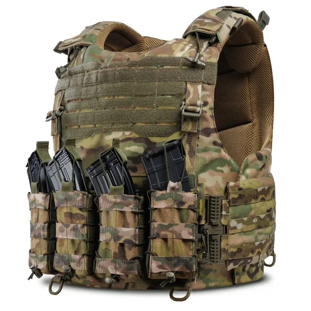 2 - Бронежилет 6 класу Warmor gen.4 MultiCam. Пластини 6 класу. М'який захист 1 класу. Вага 11,7 кг.