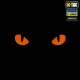 2 - Шеврон-нашивка M-Tac Cat Eyes Laser Cut. Мультикам з червоними очима