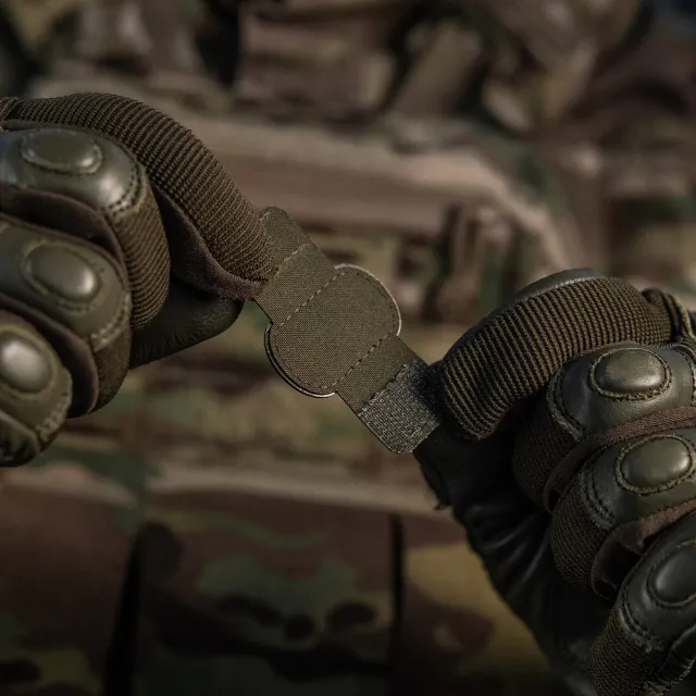 6 - Патч з кріпленням MOLLE M-Tac PVC група крові AB (IV)-. Олива